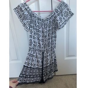 Tribal Print Romper
